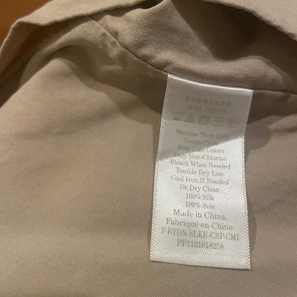 Everlane Washable Silk Cropped Cami - Size 2 - Picture 6 of 6